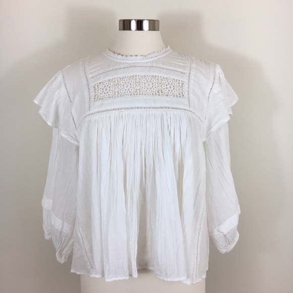 free people ruffle top